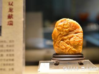海峡两岸金石精品展青岛开展，百件田黄石珍品+篆刻佳作免费赏