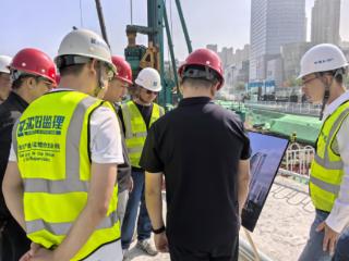 塔湾街地铁口项目迎接外部检查调研