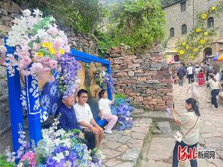 记者走基层｜邢台市英谈古寨：山村花竞秀 歌舞迎嘉宾