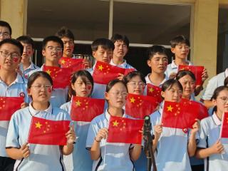莒南县涝坡中学庆祝中华人民共和国成立76周年主题活动纪实