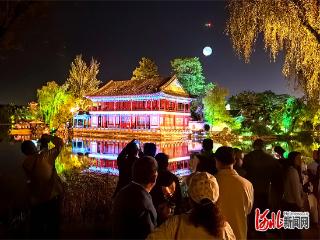 记者走基层丨承德避暑山庄：山庄升明月 园林诗意浓