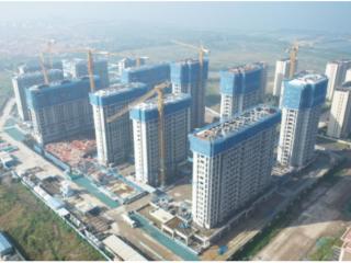 “十一”坚守岗位，城阳宿流社区安置房建设按下“加速键”