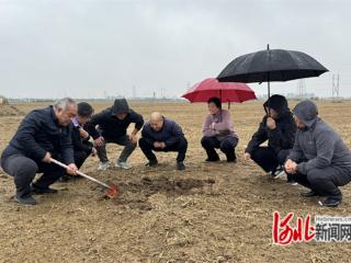 高邑：冒雨下田送技术 农技服务护“三秋”