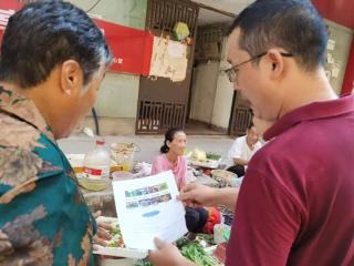弋阳县疾控中心开展食品安全宣传周活动