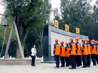 石家庄信息工程职业学院走进高平地道战纪念馆开展研学实践
