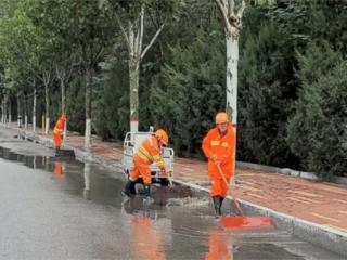 廊坊开发区：积极应对持续降雨 全力做好排水清淤工作