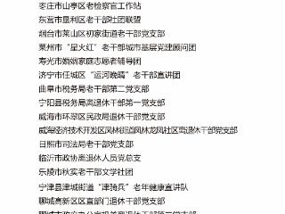 滨州中院机关离退休干部党委获评省级“本色家园·银龄榜样”集体
