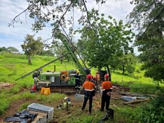 山东省地矿局二四八大队探矿工程一处加纳钻探项目组联合山金项目部开展迎“双节”安全检查