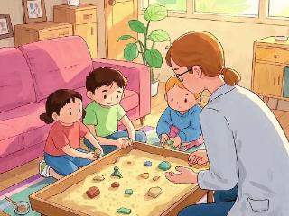孩子心事有“画”说！菏泽市妇幼儿童发育行为科沙盘游戏来帮忙