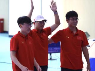 临沂小伙定胜局！山东队勇夺全运会男子25米手枪速射团体金牌