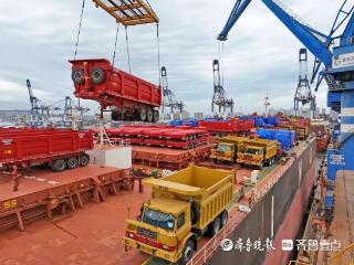 年运量破四百万吨！烟台港件杂货班轮航线成带货非洲“爆款线路”