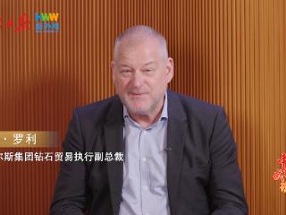 戴比尔斯钻石贸易执行副总裁保罗·罗利：中国市场拥有巨大潜力 希望加强同中国本土品牌沟通｜2025，我说中国式现代化（9）