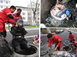 蛙人水下施工