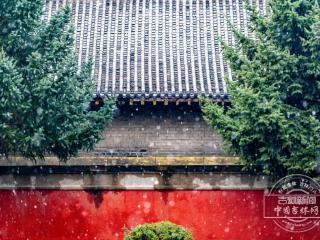 长春初雪落宫墙