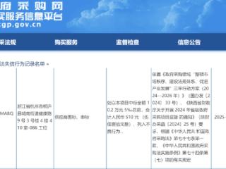 杭州众杰安河医疗器械有限公司因围标串标被陕西省财政厅处罚