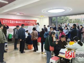 石家庄市裕翔园社区开展重点人群免费体检活动