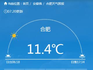 注意添衣保暖！今日安徽大部最高气温都在20℃以下 体感阴冷