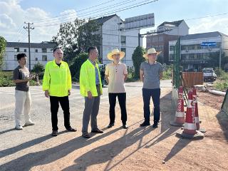 上饶市信州公路事业发展中心开展安全生产大检查 筑牢项目建设“防护墙”