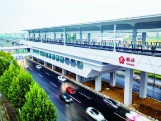 宁马城际南京段 站名牌就位