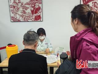 石家庄市海德园社区开展免费义诊体检活动
