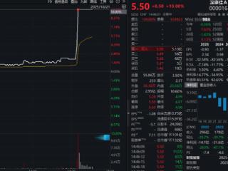 1分30秒！深康佳A，直线涨停