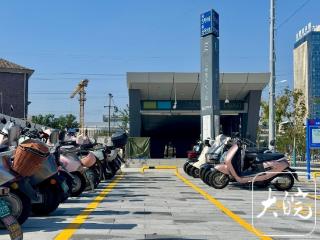合肥庐阳区5个地铁站周边新增2100余个非机动车位