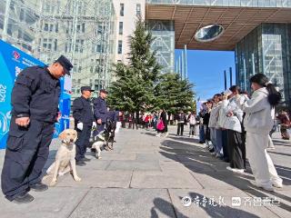 警犬“汪汪队”与科技装备亮相！烟台这场反走私活动既硬核又生动