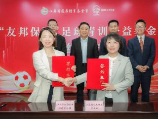 江苏省发展体育基金会携手友邦保险 设立“友邦保险足球青训公益基金”