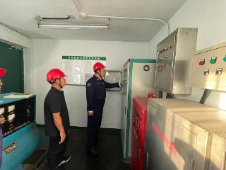 高新区消防救援大队开展粮食仓储场所消防安全专项检查