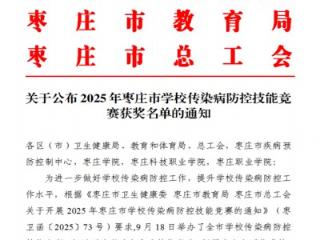以赛砺技守健康！枣庄职业学院校医院医师在这项竞赛中斩获佳绩