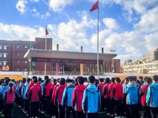 烟台开发区第二初级中学开展防踩踏疏散演练活动