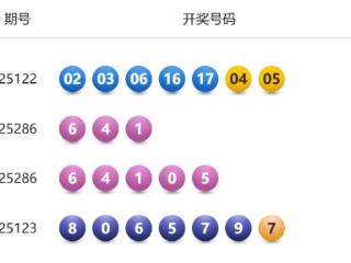 10月27日体彩中奖号码