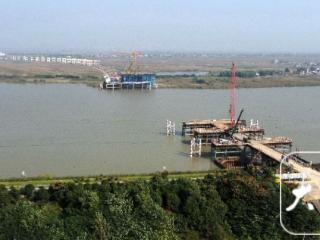 “淮河之光”大桥将成淮南新地标，记者探访建设进展（图）