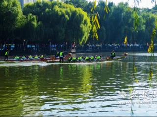 武汉交通职业学院让龙舟文化在校园“水花激荡”