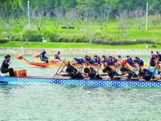 2025仙林大学城龙舟赛擂鼓开赛