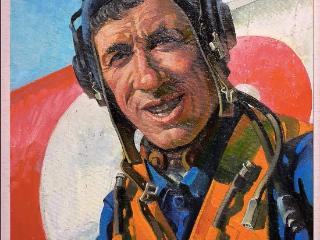 与蓝天有关的故事②——《苏联空军第611歼击航空兵团第1航空兵大队大队长尼古拉·巴扎诺夫中校肖像》佳作赏析