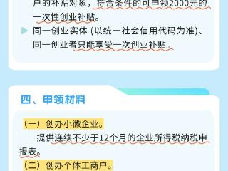 崂山区人社政策“周周讲”第二十期——一次性创业补贴政策