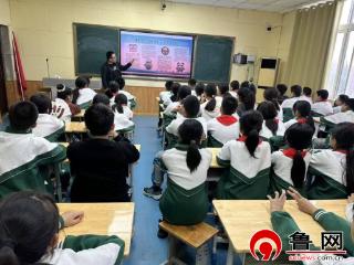 德州市宁津县津城司法所所长履职法治副校长：法治宣讲进校园 非遗创新添活力