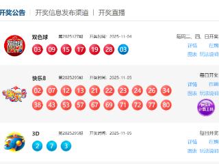 11月5日福彩中奖号码