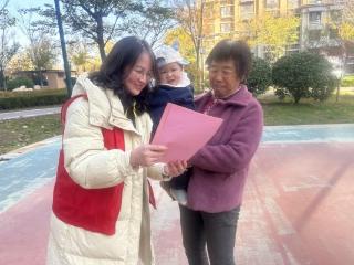 万官社区开展“温暖护航，安心过冬”宣传活动