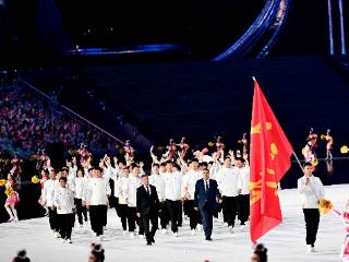 聚焦十五运｜逐梦粤港澳！吉林省体育代表团亮相开幕式