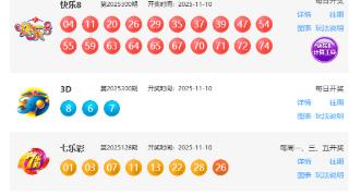 11月10日福彩中奖号码(图1)