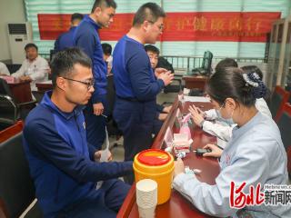 广宗县医共体总院为消防指战员送健康