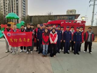 河北建材职业技术学院联合消防救援大队开展消防安全宣传活动