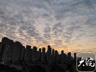 合肥天空布满鱼鳞云 气象专家：老朋友又来了