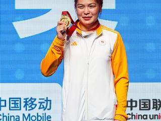 河北选手禹立赛的夺金时刻