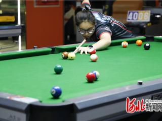 阳原：中式台球公开赛 以球会友展风采