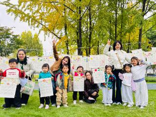 在陪伴中成长，大兴路幼儿园亲子写生共绘童趣时光！