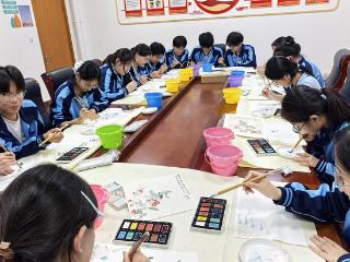 临沂四中首期绘画心理疗愈团辅活动成功举办