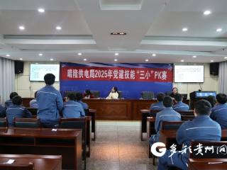 南方电网晴隆供电局举办2025年党建技能“三小”PK赛